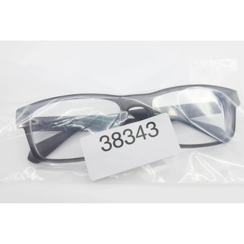 Armani Exchange AX 3070 8310 Matte Grey Rectangular Eyeglasses 55-18-140